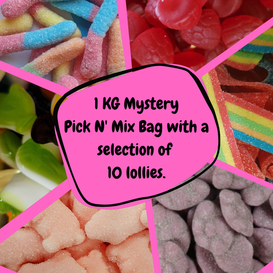 1 Kg Pick n' Mix Mystery Lolly Bag - The Online Lolly Shop